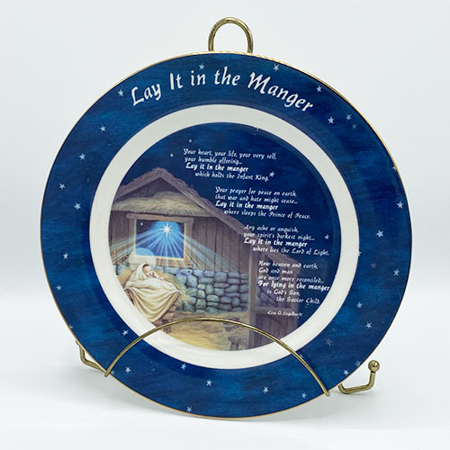 Lay It in the Manger plate