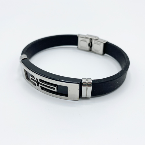 Leather-like Cross Wristband Greece