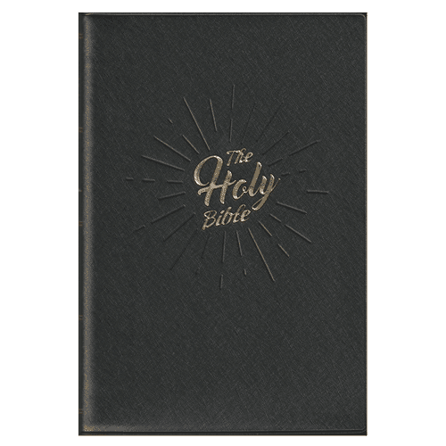 The Holy Bible PVC medium black