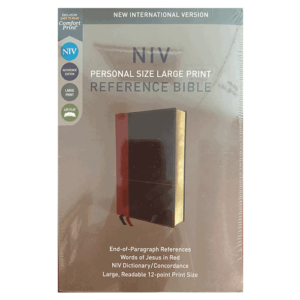 NIV Personal Size Large Print Reference Bible image