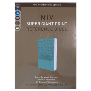 NIV Super Giant Print Bible Turquoise image
