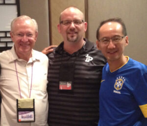 Photo with author Gordon Ferguson and Publisher rep Paul
