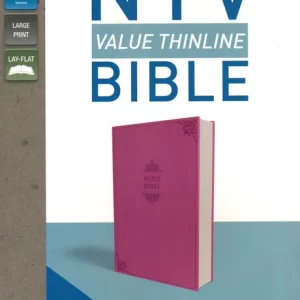 NIV Value Thinline Bible - Orchid - Large Print (LeatherSoft)